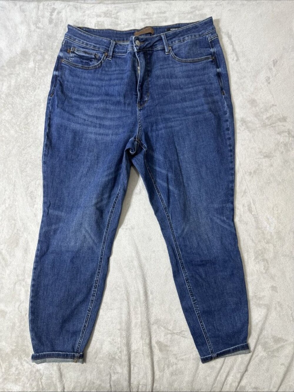 Judy Blue Jeans Womens 20W Skinny Fit Blue High Rise Stretch Denim Plus Size